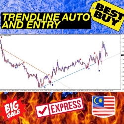 (LIMITED) Trendline Auto And Entry signal Indicator PC MT4